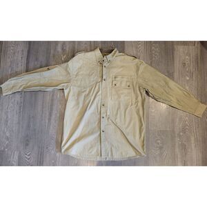 Cabelas Cabela's‎ Button Down Long Sleeves Vented Outdoor Fishing Hunting Large
